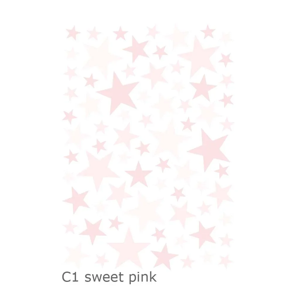 Lilipinso Wandsticker Basics gemischte Sterne, Farbe: gentle sky