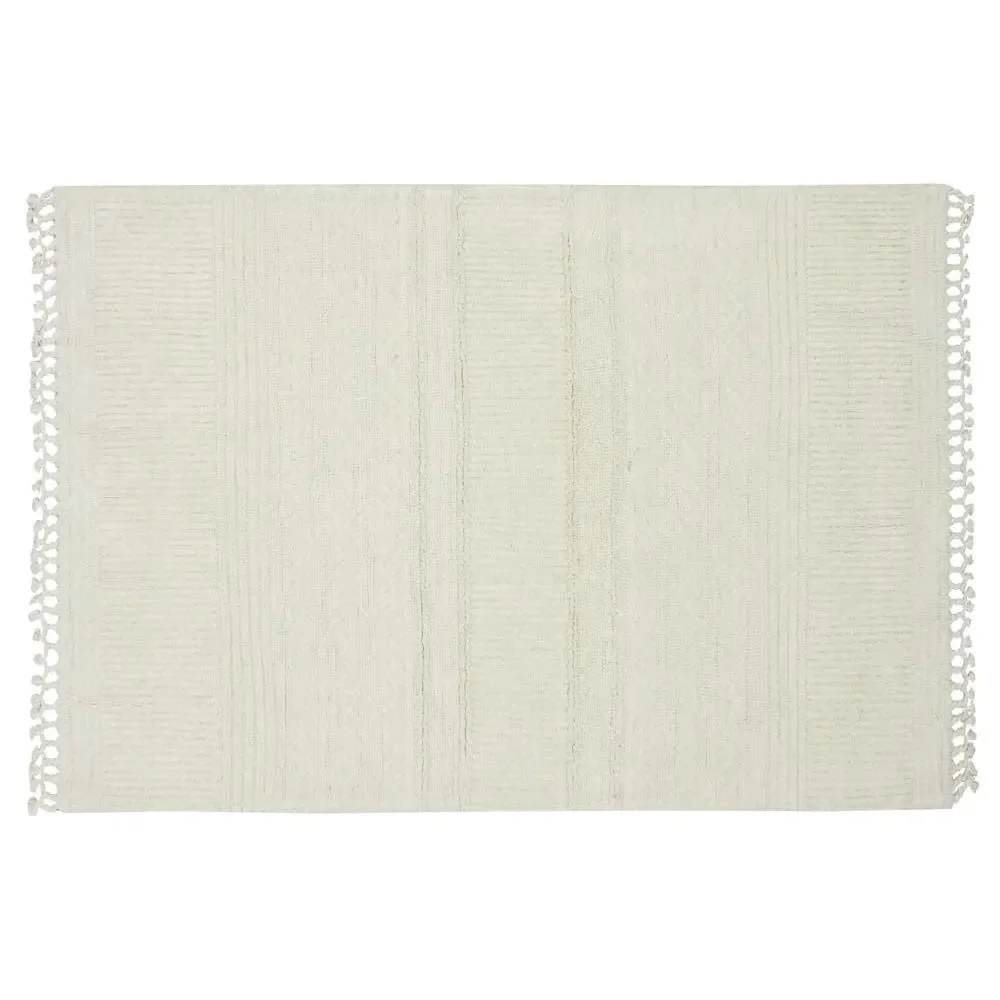 Lorena Canals waschbarer Wollteppich Ari Sheep White
