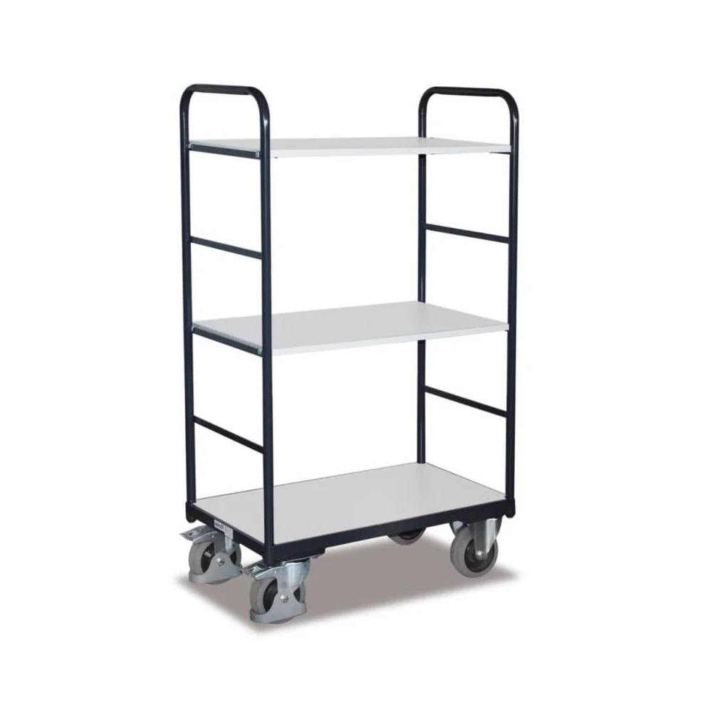 "ESD Etagenwagen, hoch, 3 Böden, 250kg Traglast, Werkstattwagen ESD image"