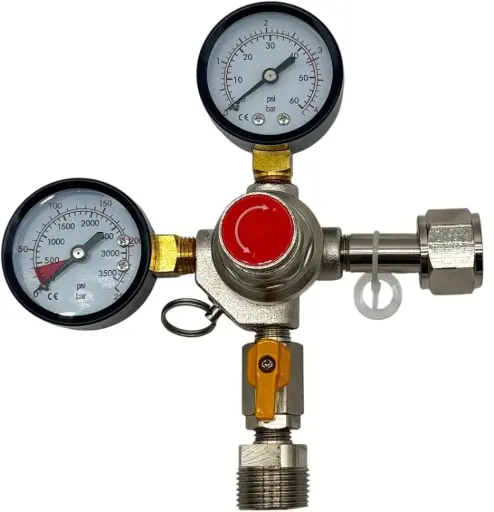 "Druckminderer, Druckregler, Druckreduzierventil - CO2 für Bier Zapfanlage 3 bar, 1-leitig image"