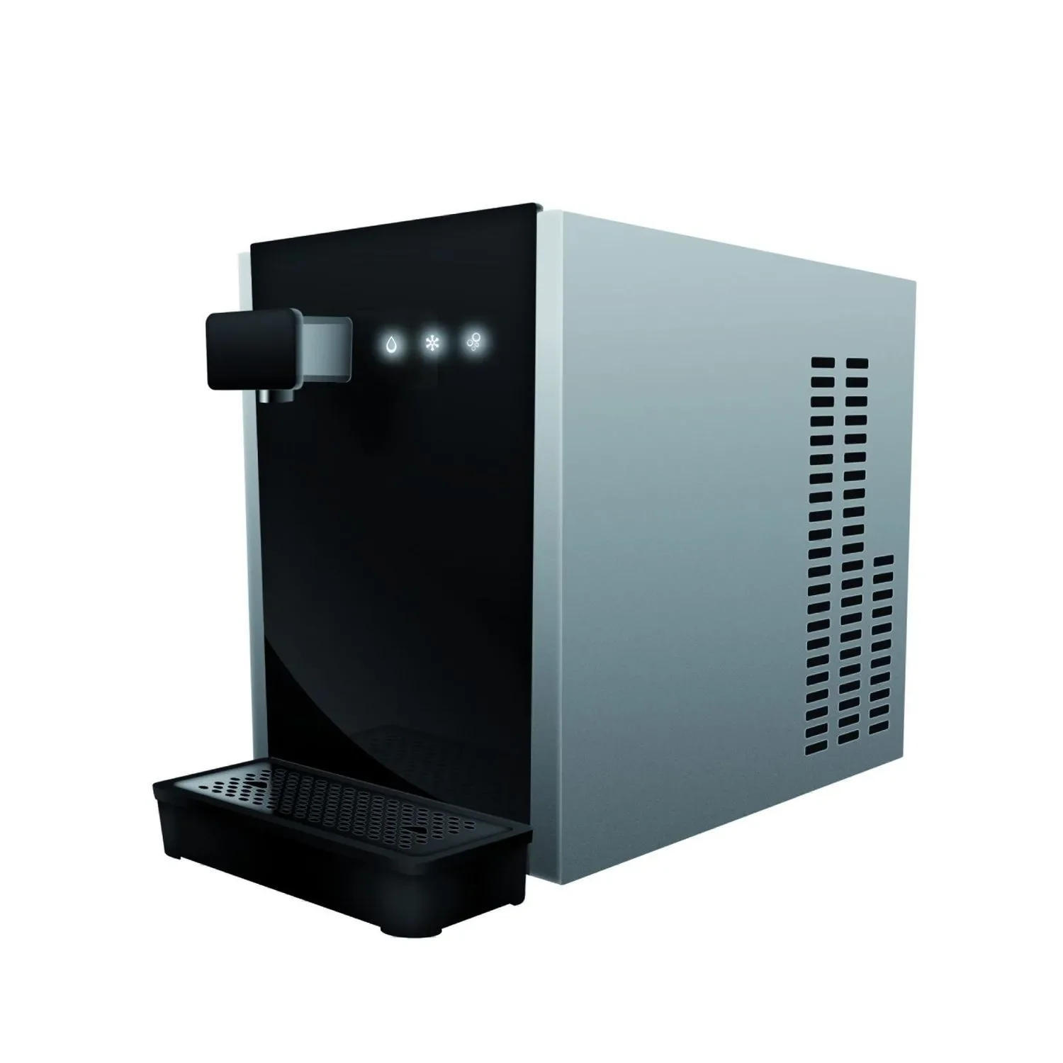Wassersprudler, Wasserspender, Trinkwassersprudler - TWIST 80, Auftisch, Farbe: weiss