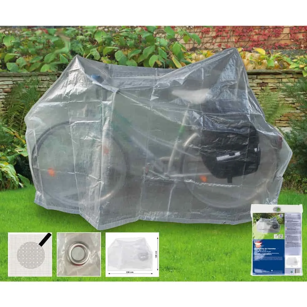 Fahrrad Abdeckung transparent 230 x 120 cm