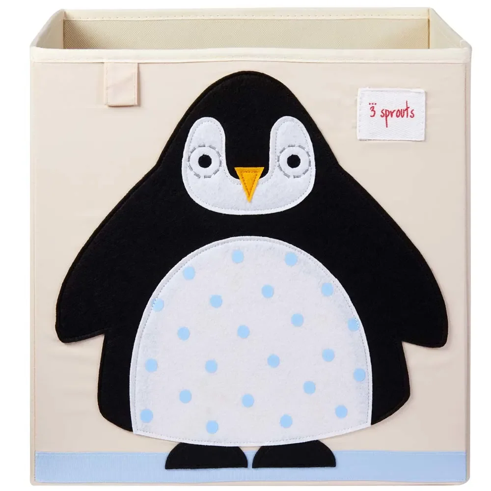3 Sprouts Spielzeugkorb Pinguin