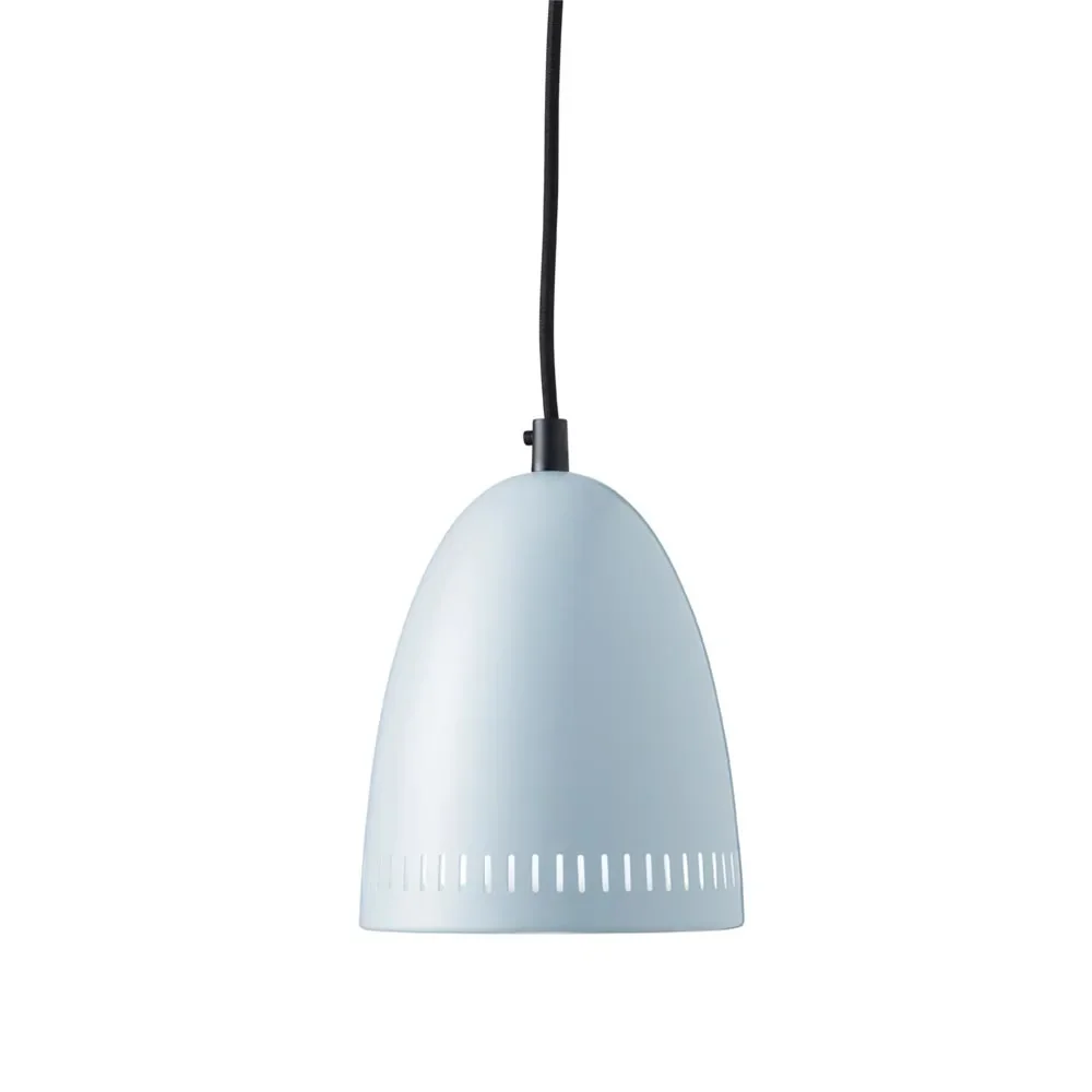 Superliving Metall Pendellampe "Dynamo" mini matt hellblau