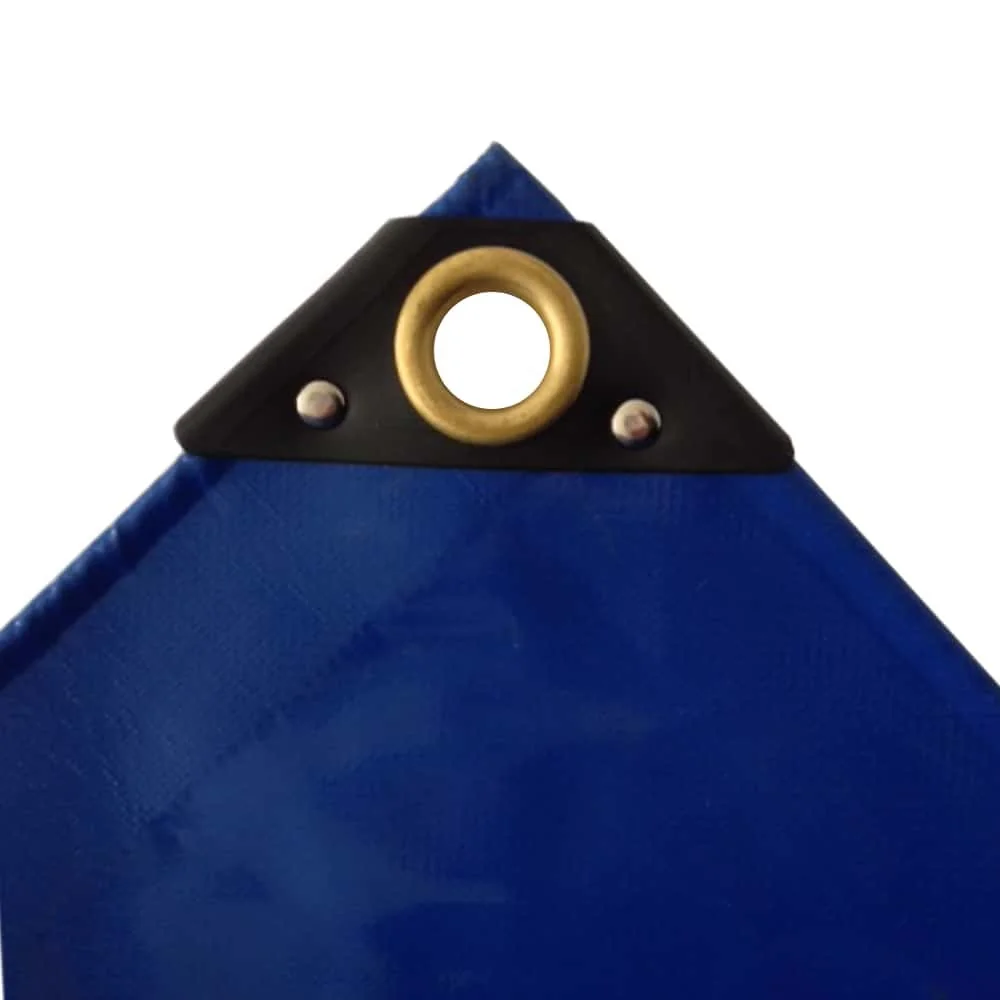 PVC Abdeckplane, wasserdicht, blau 650g/m², 5x9m (45m²), reißfest