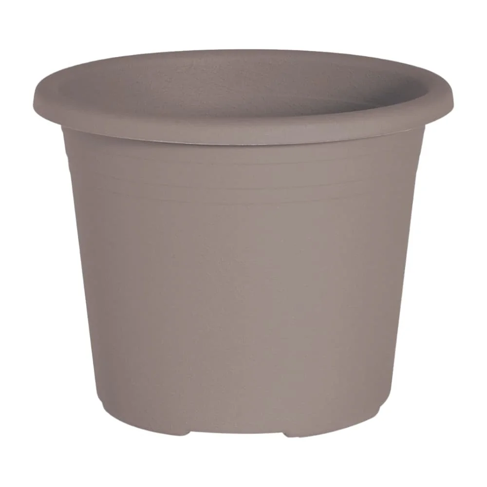 Blumentopf CYLINDRO, Pflanztopf, Ø 50 cm, 42 Liter, taupe
