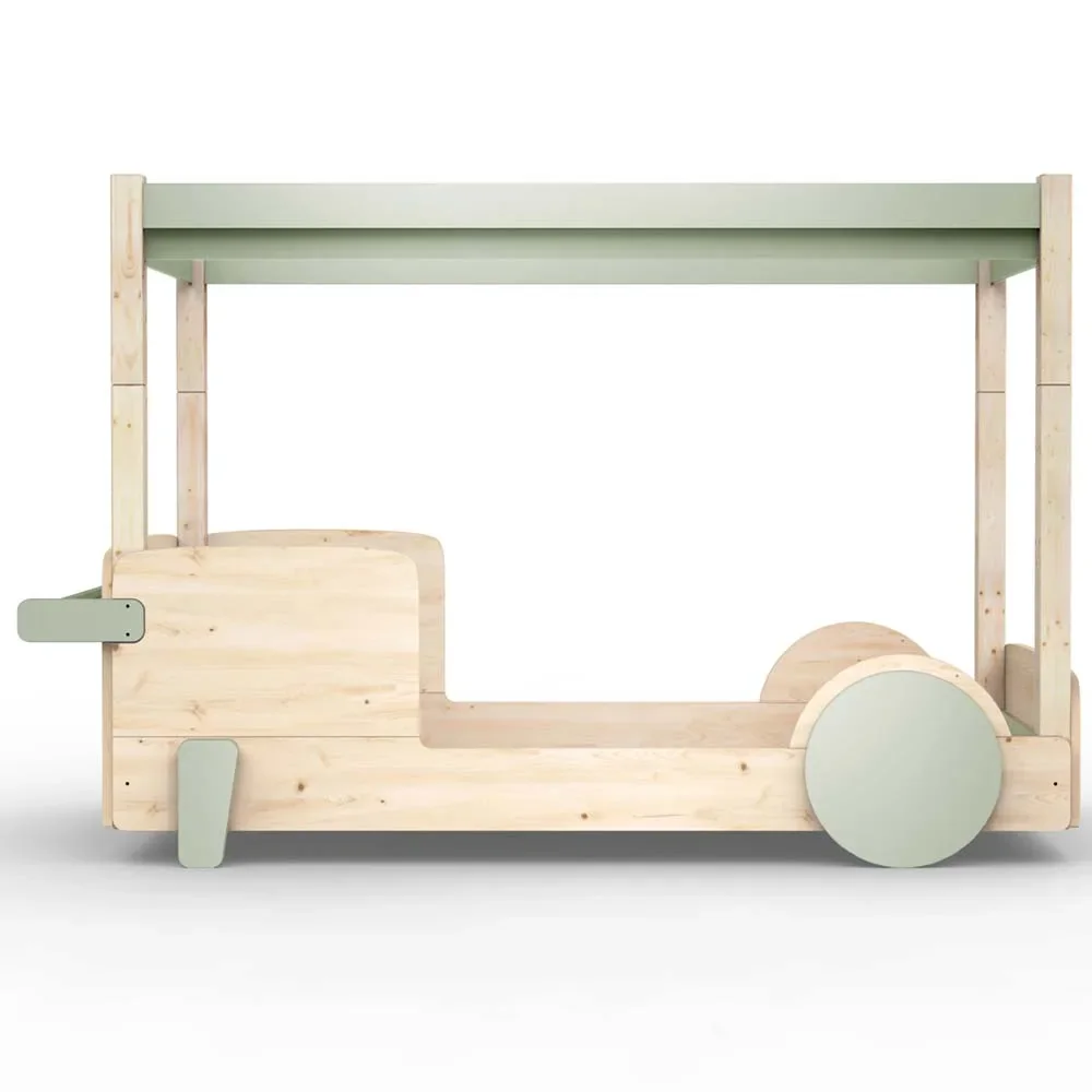 Mathy by Bols Himmelbett Discovery, Farbe Elemente: moss grey