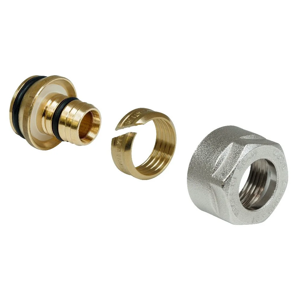 Eurokonus Klemmringverschraubung m.Mutter, 3/4 Zoll, Heizungsrohr 20 x 2 - 3/4"
