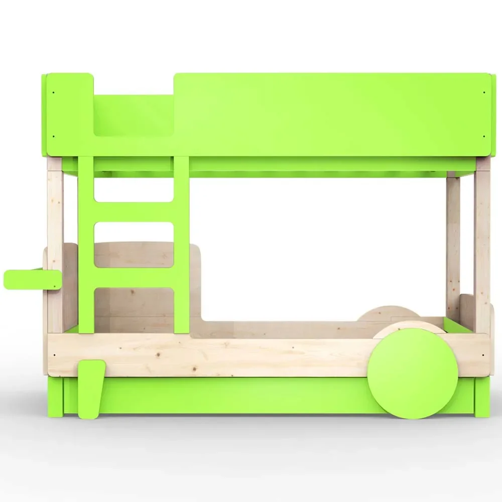 "Mathy by Bols Etagenbett "Discovery" mit Bettschublade, Farbe Elemente: apple green image"