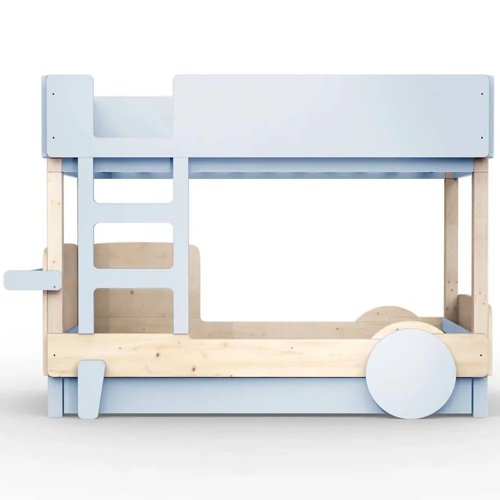Mathy by Bols Etagenbett "Discovery" mit Bettschublade, Farbe Elemente: powder blue