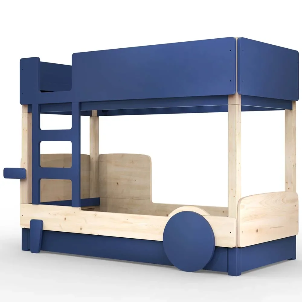 Mathy by Bols Etagenbett "Discovery" mit Bettschublade, Farbe Elemente: atlantic blue