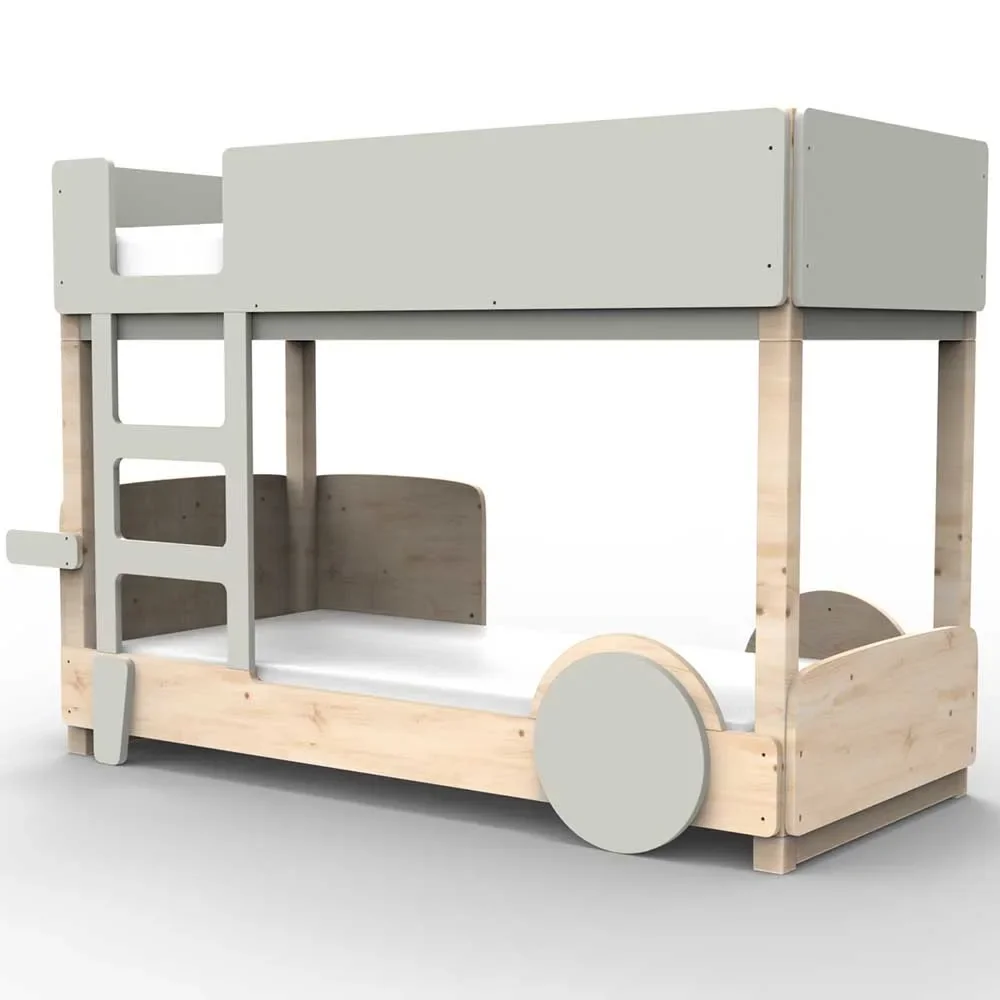 Mathy by Bols Etagenbett "Discovery", Farbe Elemente: pearl grey
