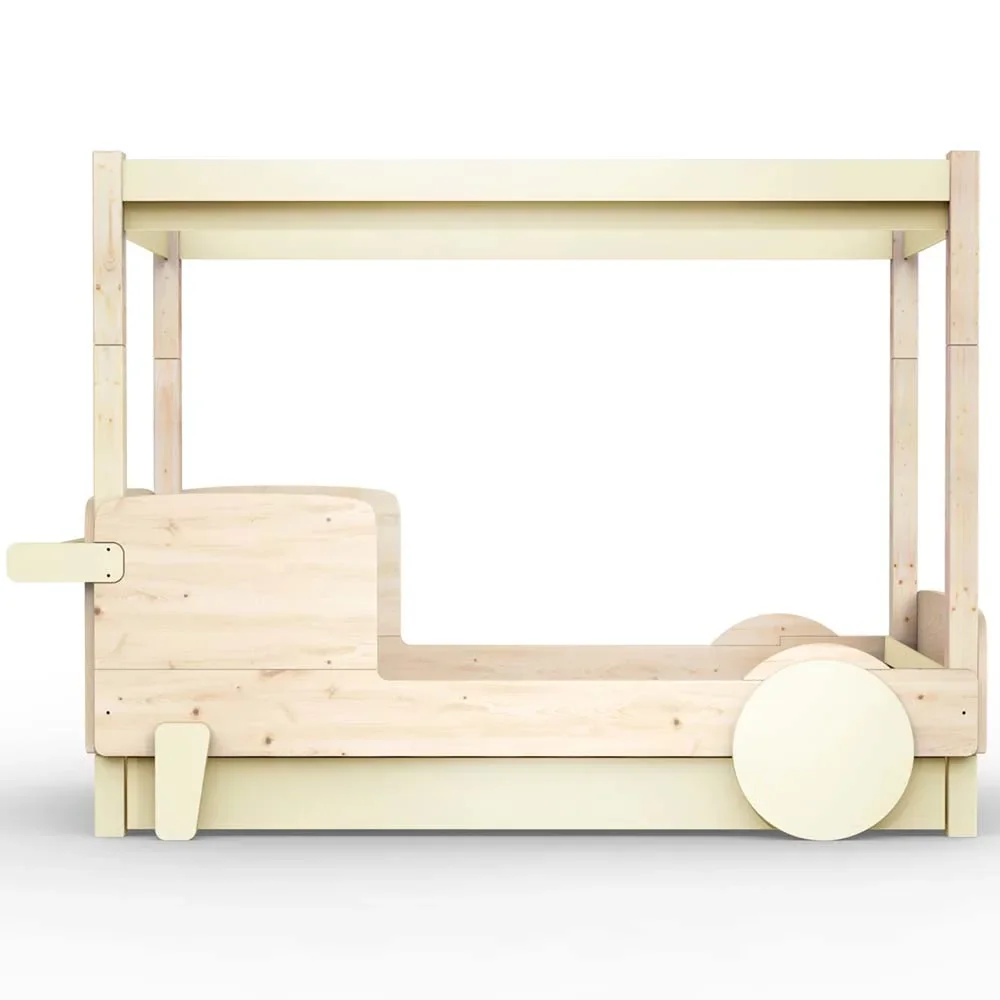 Mathy by Bols Himmelbett "Discovery" mit Bettschublade, Farbe Elemente: beige ivory