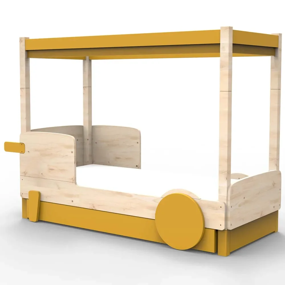 Mathy by Bols Himmelbett "Discovery" mit Bettschublade, Farbe Elemente: ocher