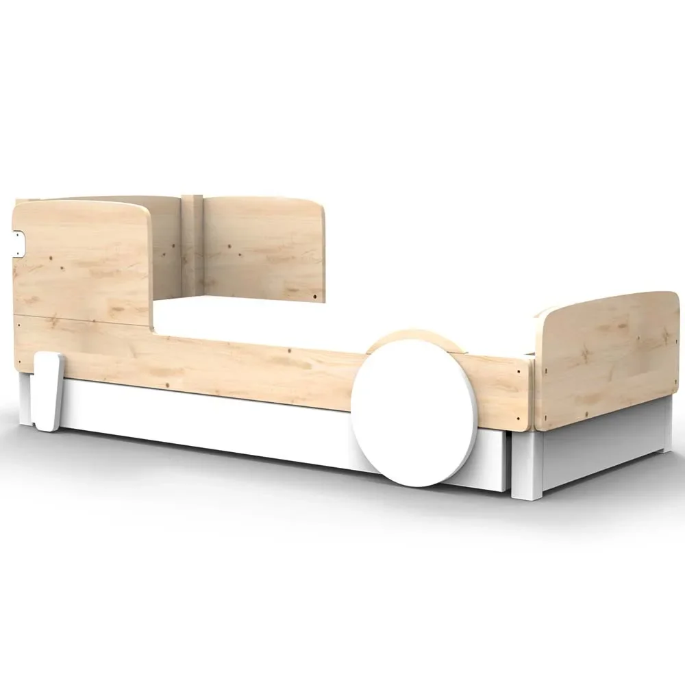 Mathy by Bols Einzelbett "Discovery" mit Bettschublade, Farbe Elemente: basalt grey
