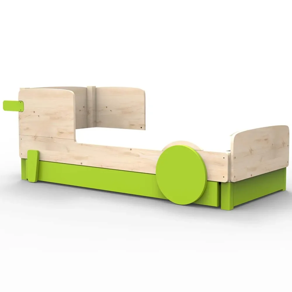 Mathy by Bols Einzelbett "Discovery" mit Bettschublade, Farbe Elemente: apple green