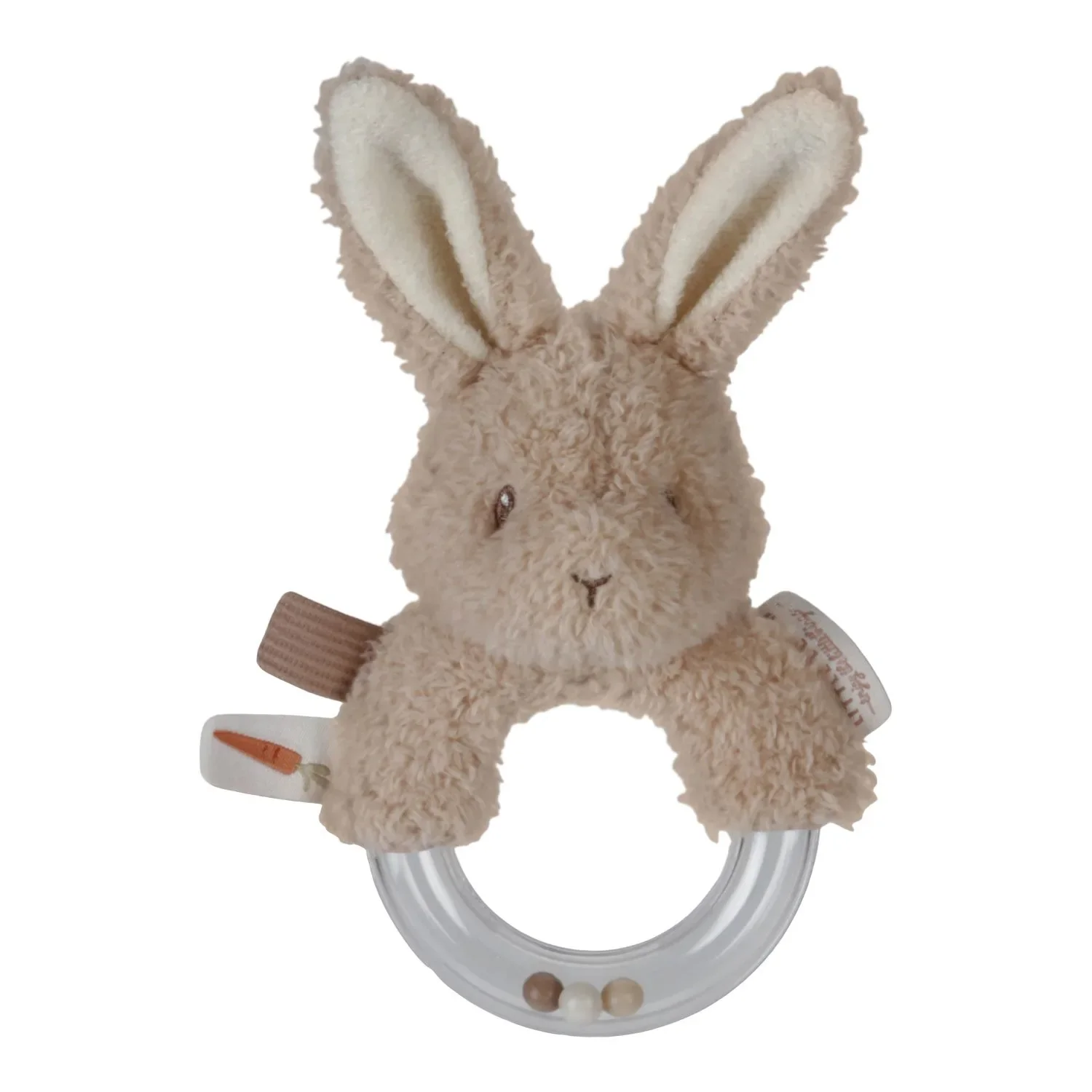"Little Dutch Beißring, Ringrassel, Baby Rassel - Hase, Baby Bunny, ab 0 Monaten image"