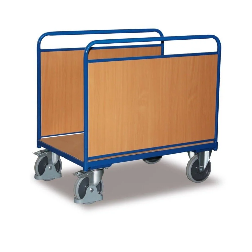"Seitenbügelwagen, Holzwand, EasySTOP, Typ M, 500kg Traglast image"