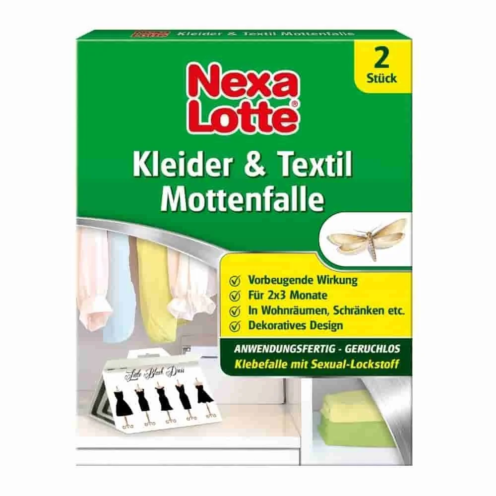 Mottenfalle Kleidung, Kleidermottenfalle 2 Stk., Textilmotten, Pheromonfalle