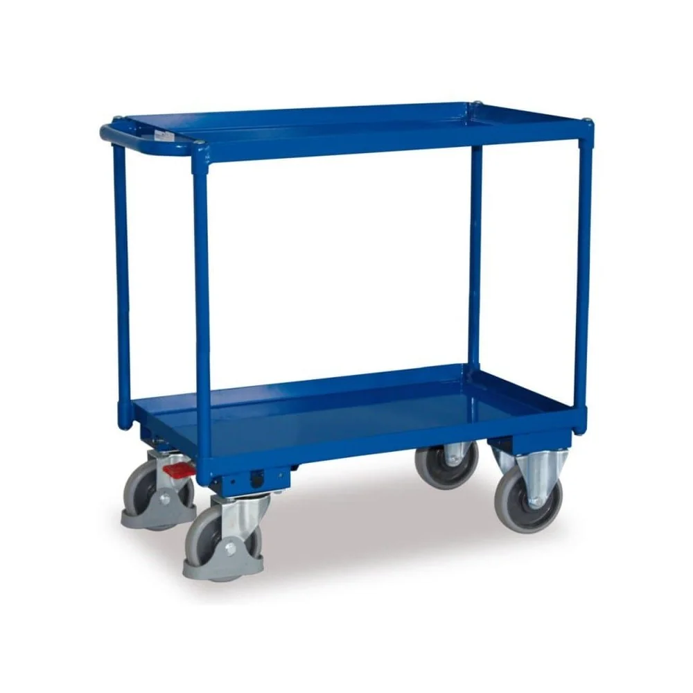 "Tischwagen 2 Etagen, Werkstattwagen, Transportwagen, 400 kg, EasySTOP image"