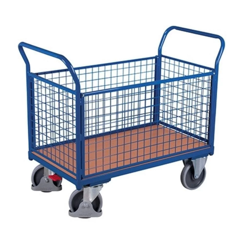 Drahtgitter Vierwandwagen 500 kg Typ XL + EasySTOP