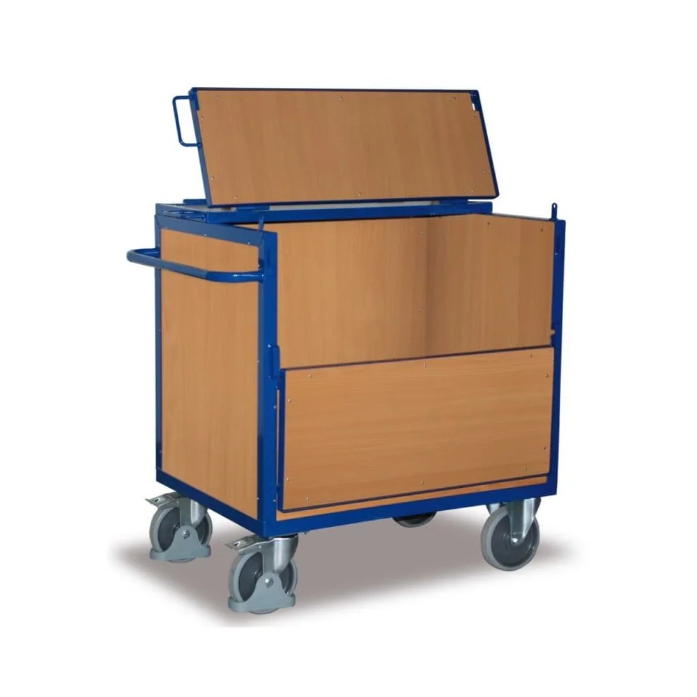 Transportwagen mit Deckel, Kastenwagen, Gitterwagen, 500kg Traglast
