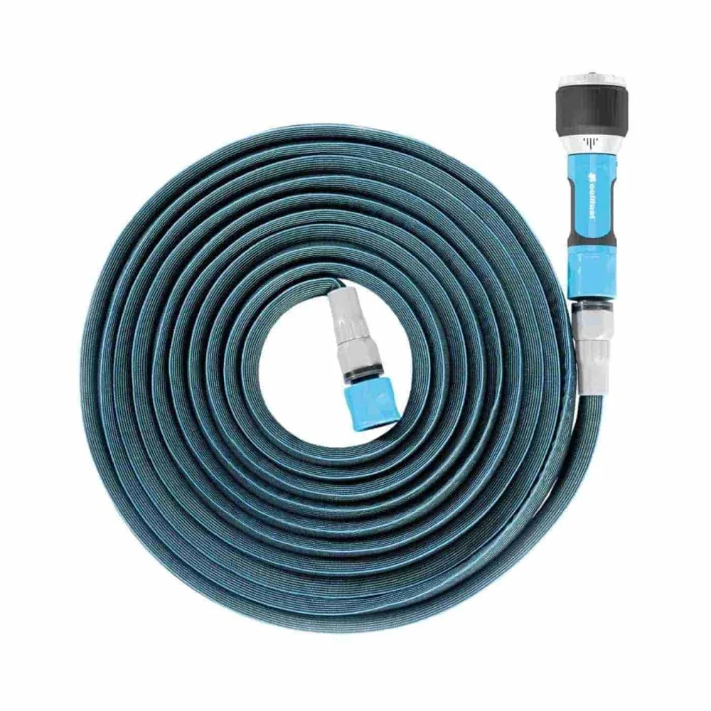 "Gartenschlauch, dehnbarer Gartenschlauch, Schlauchset mit Brause, 15m - 30m Betriebslänge image"