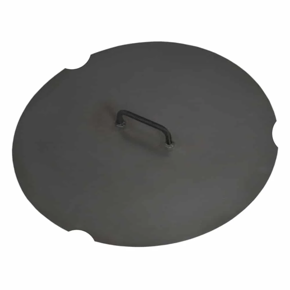 Feuerschalenabdeckung 62cm, Deckel für Feuerschale Stahl