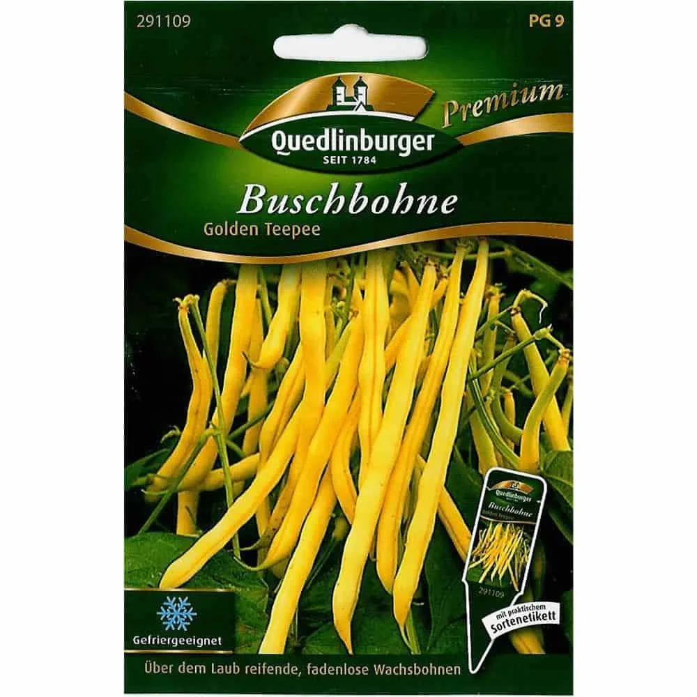"Buschbohnen, Golden Teepee, Bohnensamen image"