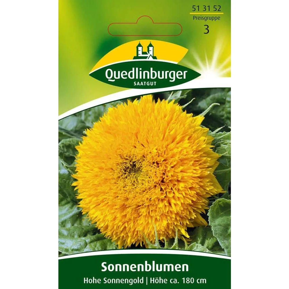 "Sonnenblumen Samen, Sonnengold, gefüllte Sonnenblume kaufen image"