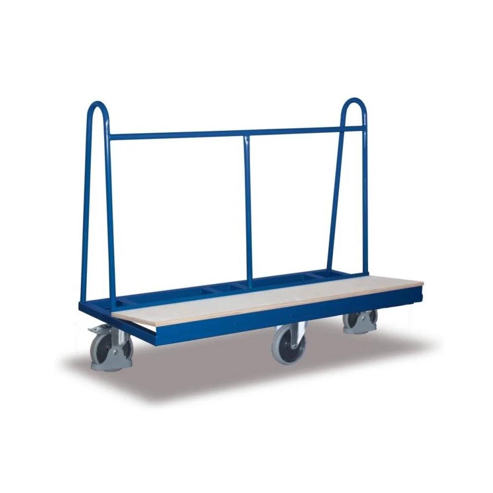 "Plattenwagen, Holzladefläche, 500kg Traglast, 1500x680mm image"