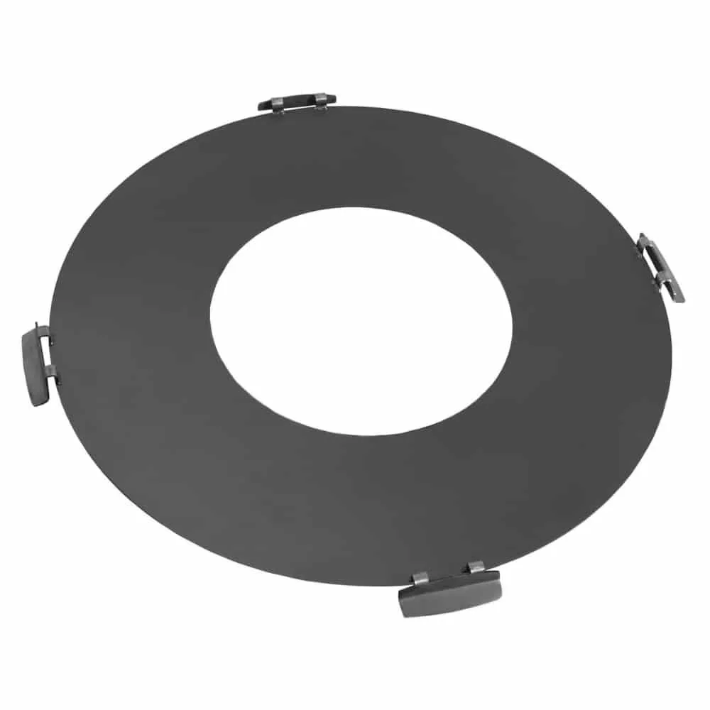 Grillplatte für Feuerschale 102cm, Naturstahl, mit 4 Griffen, Grillzubehör