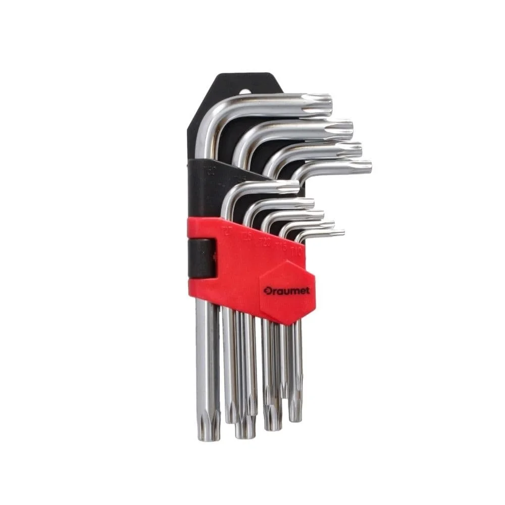 Torx-Winkelschraubendreher-Set T10 bis T50