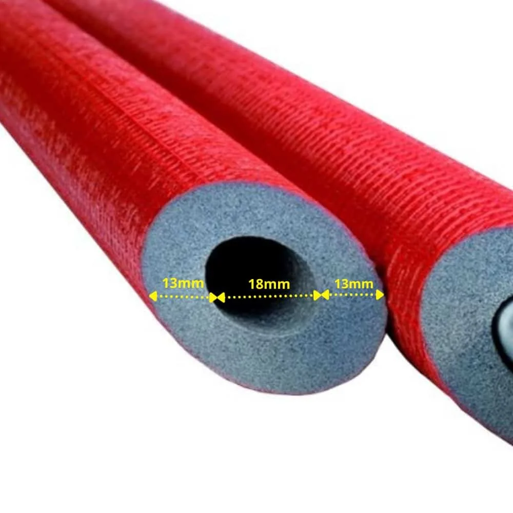 "Rohrisolierung 18mm, Heizungsrohr Isolierung, 2m, 13mm Dämmung, Heizungsisolierung image"