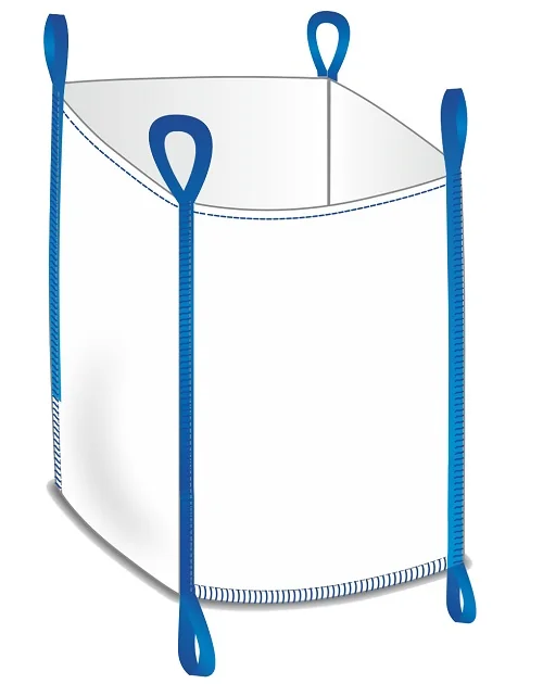 Big Bag 1000kg, 90x90x90 cm, 3er Set, offen, Schüttgut