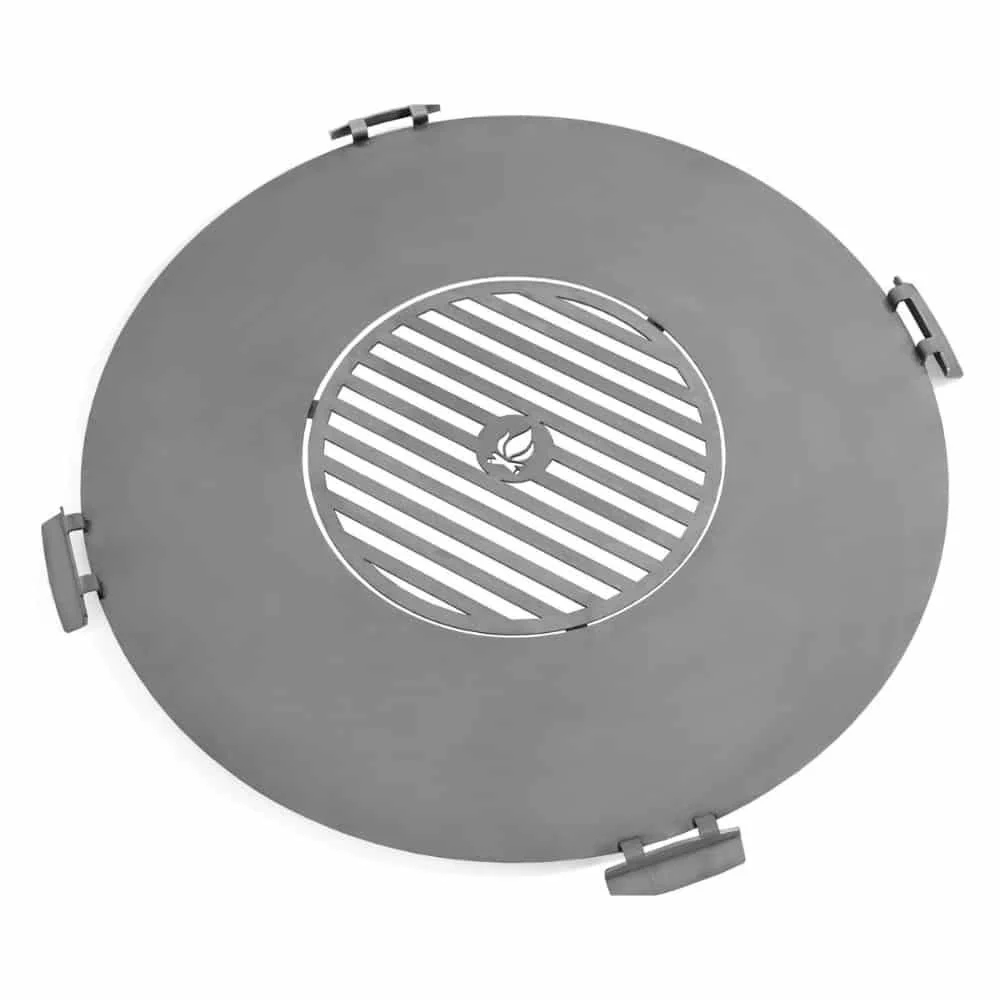"Grillplatte für Feuerschale, Edelstahl, 98 cm + Rost 46 cm image"