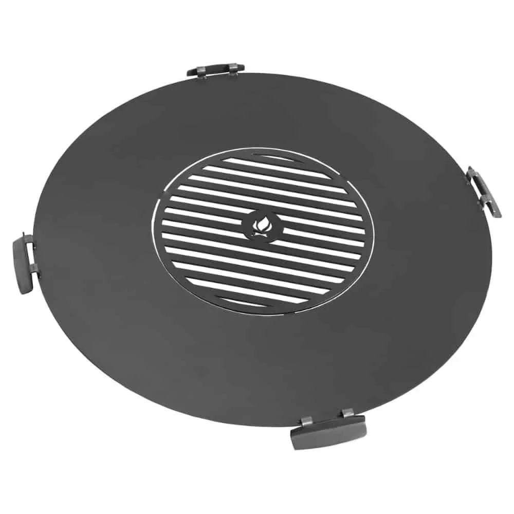 "Grillplatte Feuerschale, Stahl, 78 cm, mit Grillrost 36cm image"