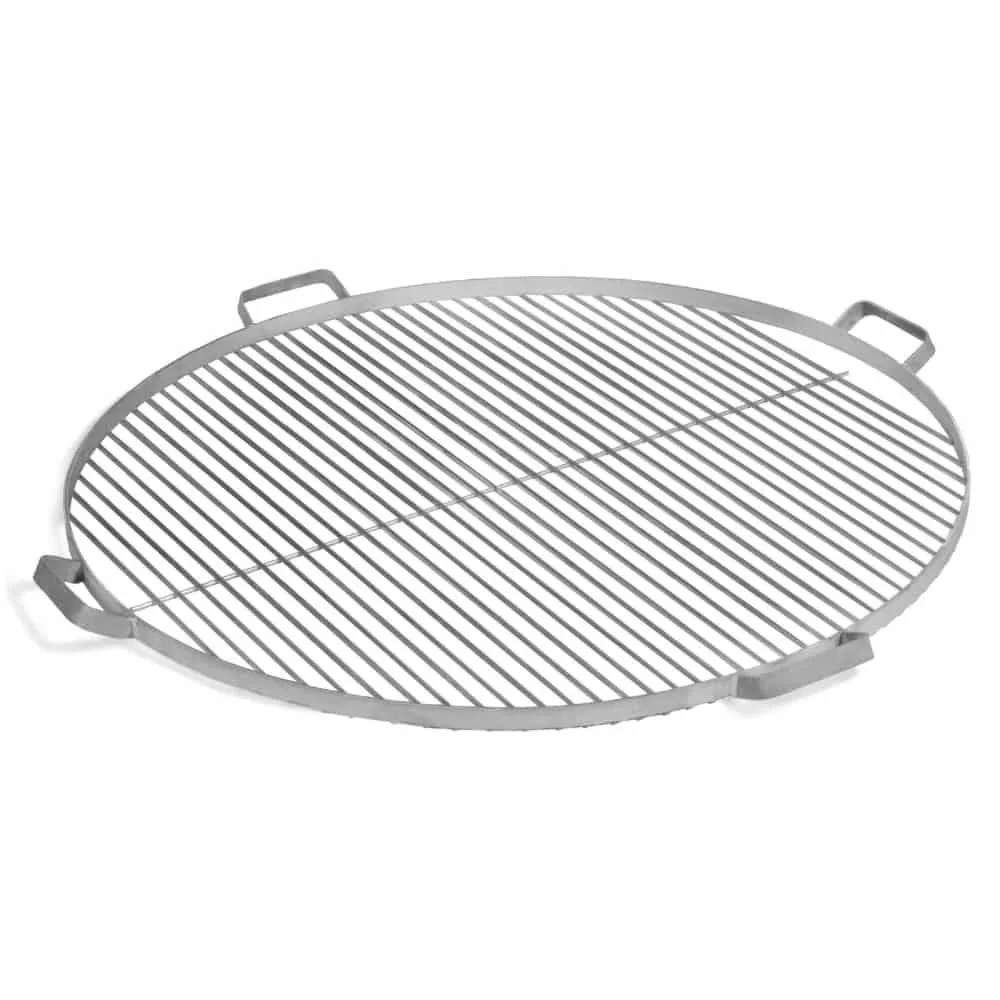 Grillrost 80 cm, Edelstahl, für Feuerschale, 4 Griffe