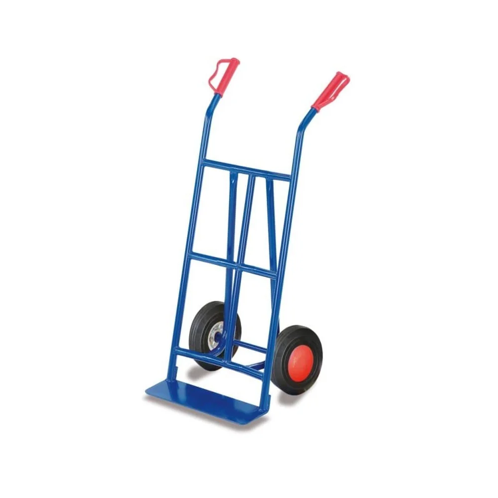 "Stahlrohrkarre 200 kg mit Vollgummibereifung 550 x 630 x 1100 mm image"