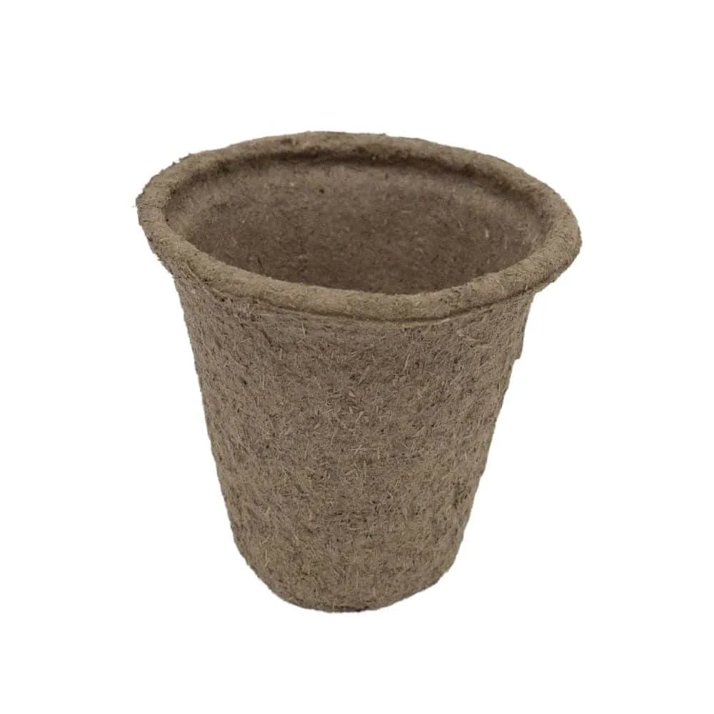 "Pflanztöpfe kompostierbar, 8x8 cm, biologisch abbaubar, Anzucht image"
