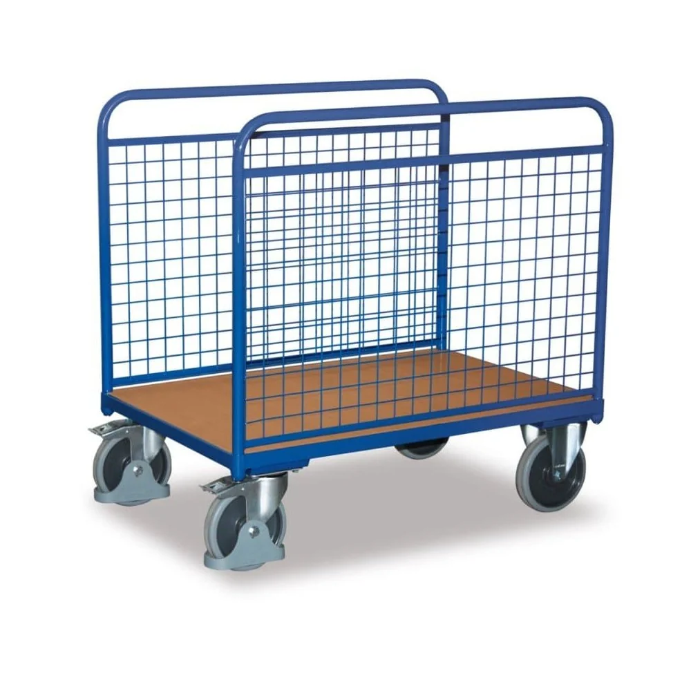 Drahtgitterwagen, Seitenbügelwagen Typ L, mit EasySTOP, Traglast 500kg