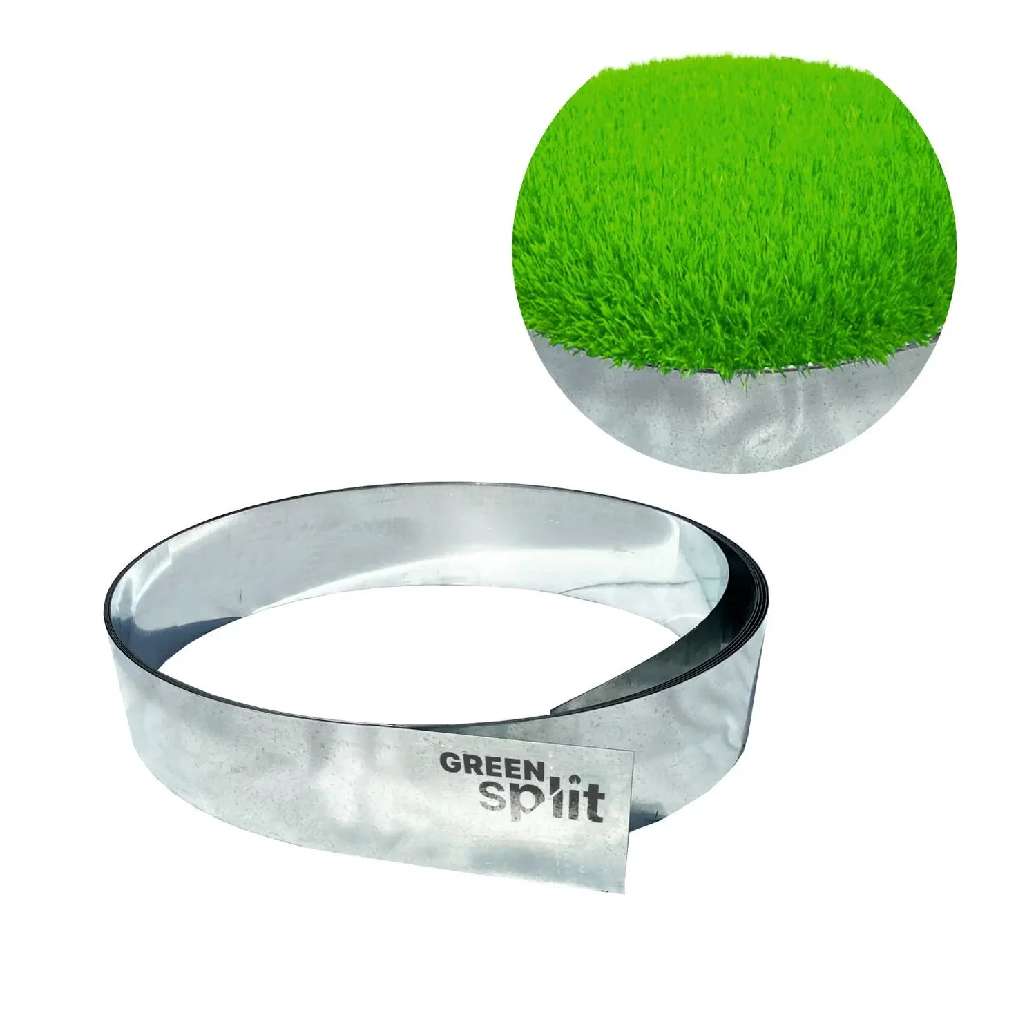 "Rasenkantenband Metall Alu/Zink 15 cm x 10 Meter | Rasenkanten | Beeteinfassung | Beetumrandung | Beetbegrenzungen | image"