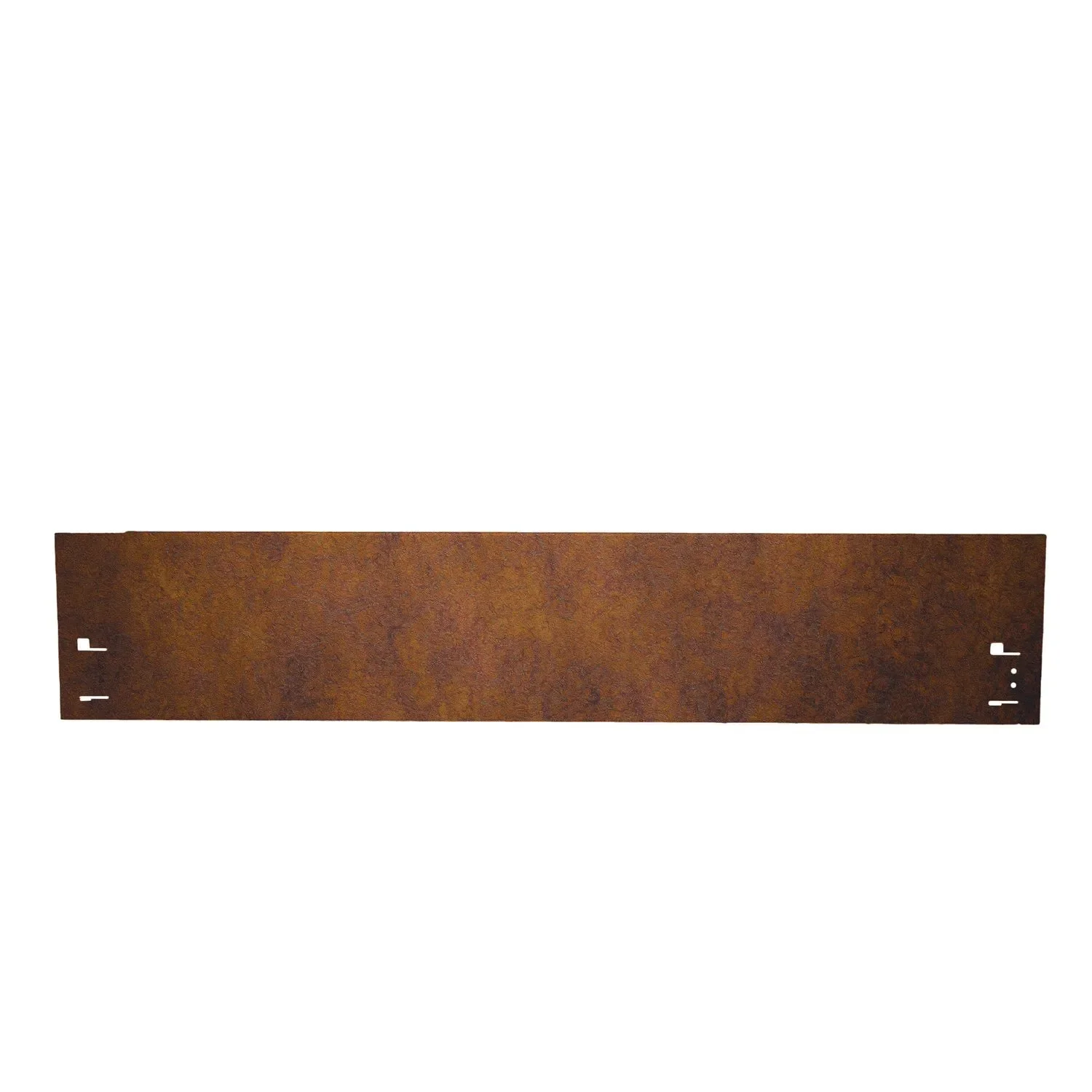 "Rasenkante Cortenstahl 120 cm lang, 13,5 - 18,5 cm hoch, Beeteinfassung, Beetumrandung - Metall feuerverzinkt, Breite: 18.5 cm image"