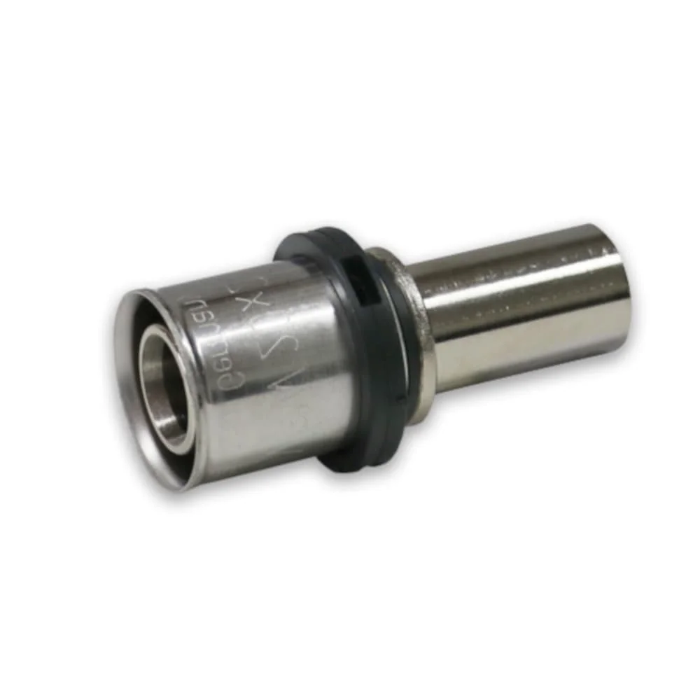 "Pressfitting Kupferrohr, 20 x 18 mm, Übergang, vernickelt, DVGW image"