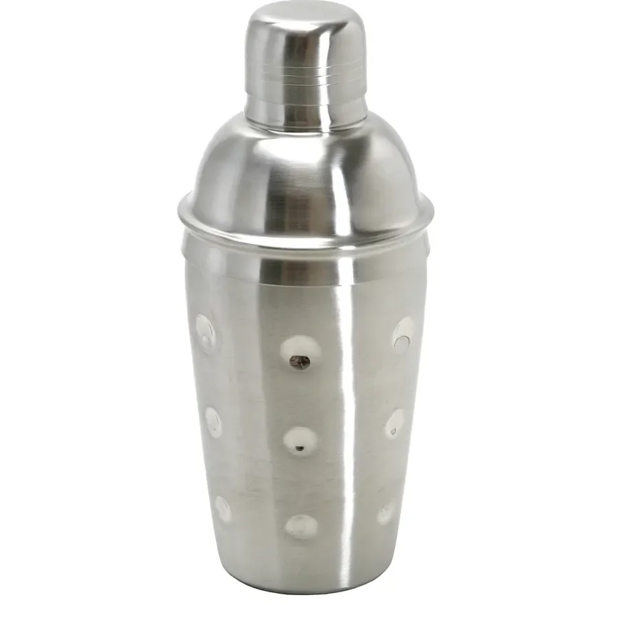 "Cocktail shaker 3tlg. - Edelstahl mit Sieb - 500 ml. image"