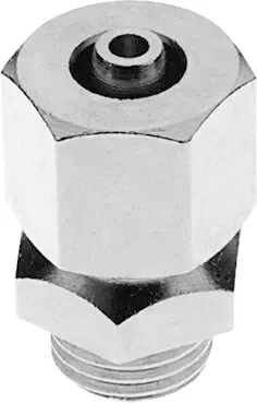 Quetschverschraubung, Compression fitting - für CO2-Schlauch 4 mm NW