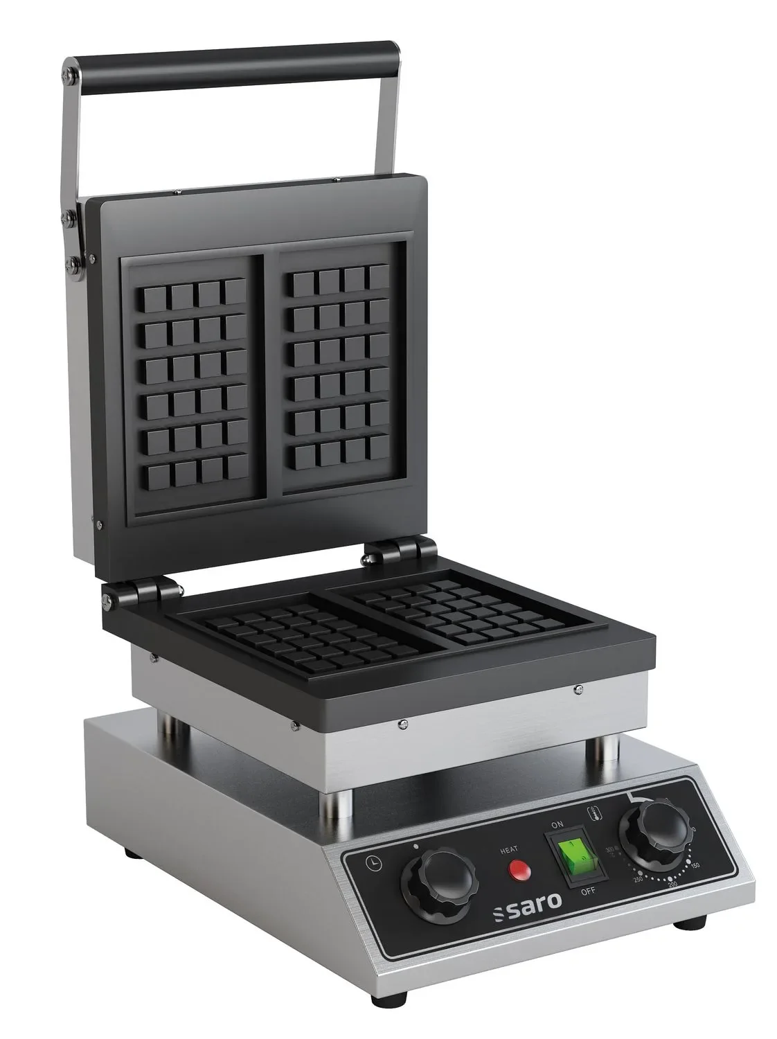 "Waffeleisen, Waffelmaschine - ATRIA für Belgische Waffeln | Edelstahl & Gusseisen | Temperaturregelung & Timer image"
