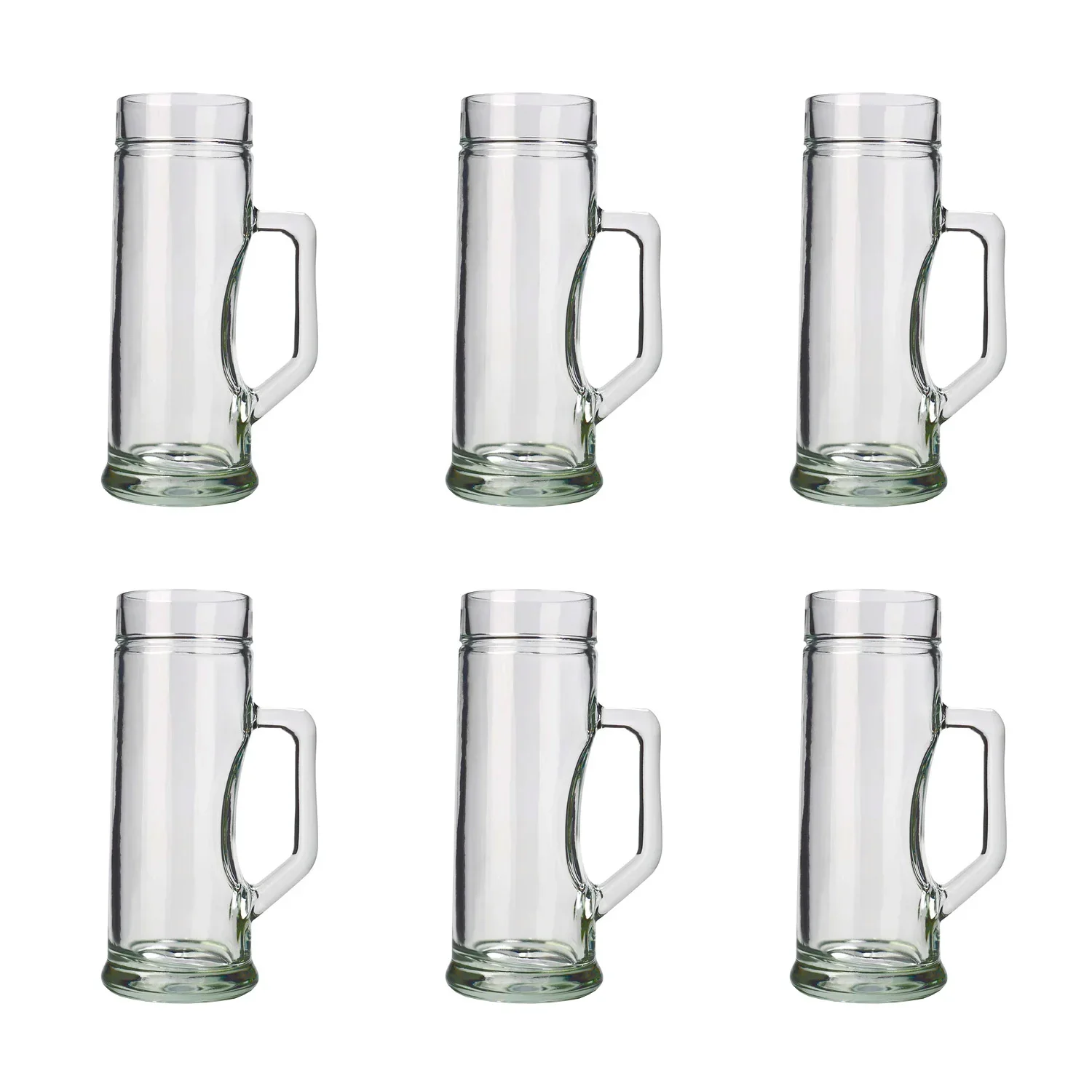 Bierglas, Bierkrug, Maßkrug, Bierseidel 6er Set Biergläser, Premium, Glatt - 0,3