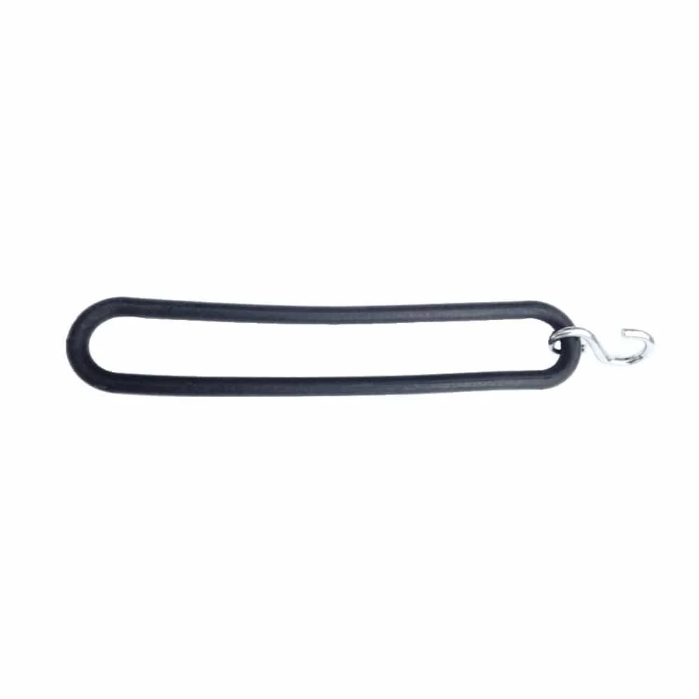 Spanngummi 40 cm mit Haken, oval, UV-stabil