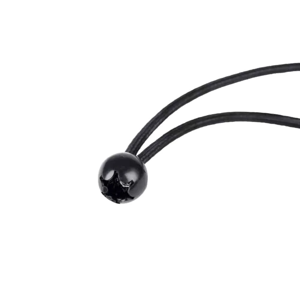 Expanderschlinge mit Kugel, Planenspanner 6mm, schwarz, 25cm